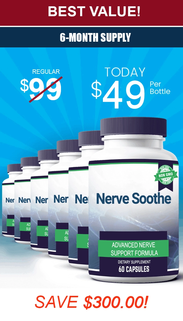 Nerve Soothe 6 Bottles - Best Value